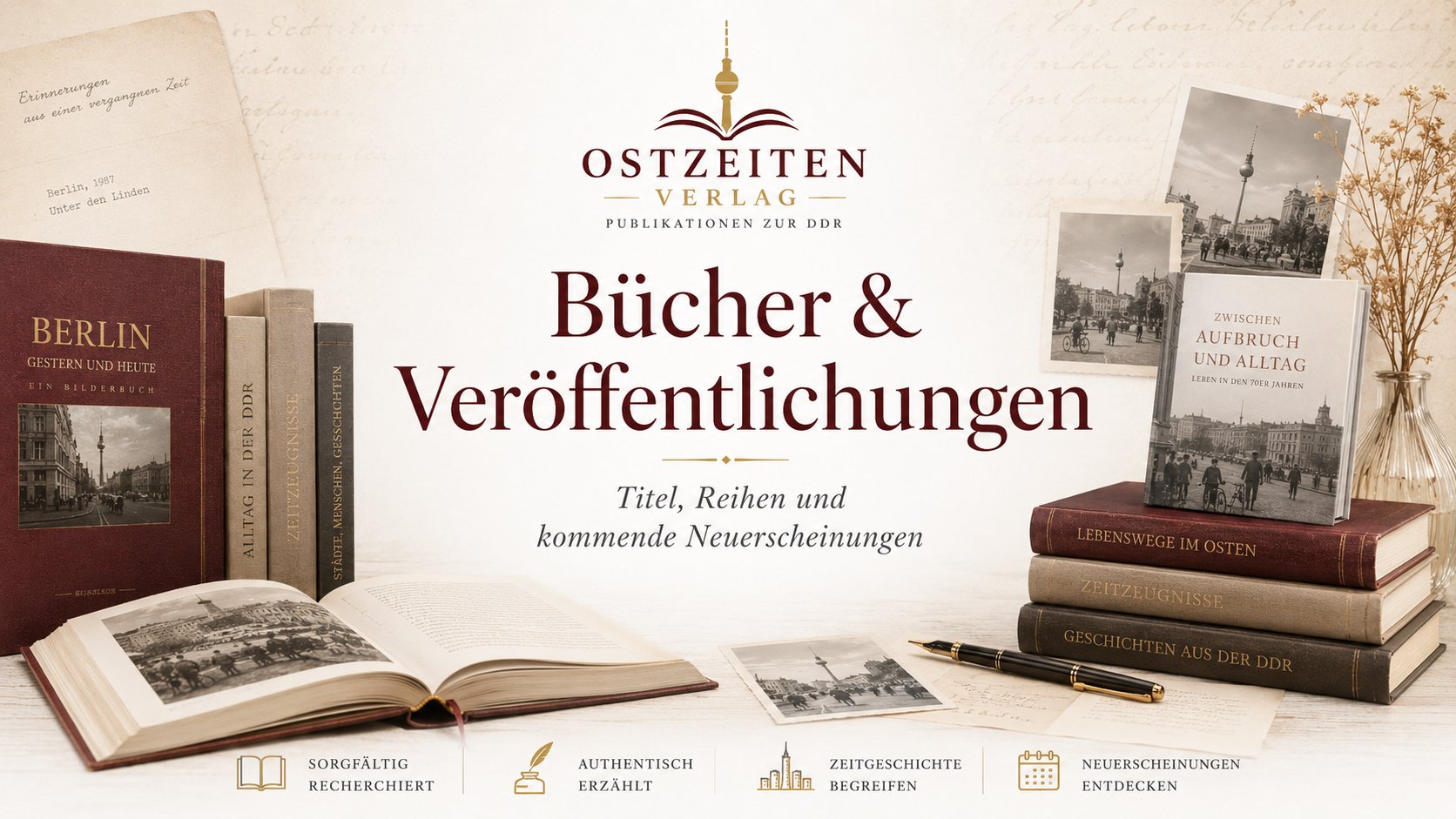Bücher & Veröffentlichungen – Titel, Reihen und kommende Neuerscheinungen